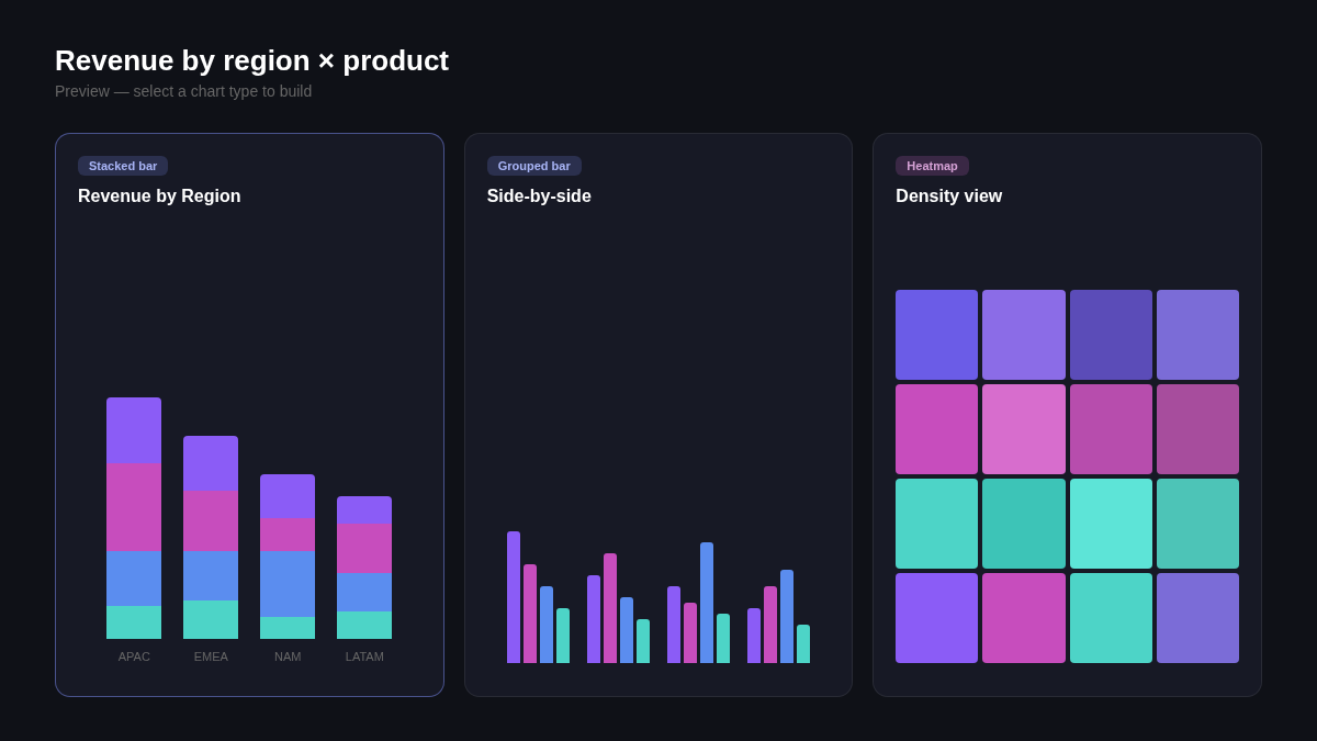 StoriBot presenting clickable options for a design decision
